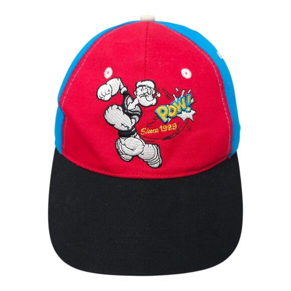 Popeye Pow Spinach Strapback Cap Trucker Baseball Embroidered Cartoon Hat - Picture 8 of 13